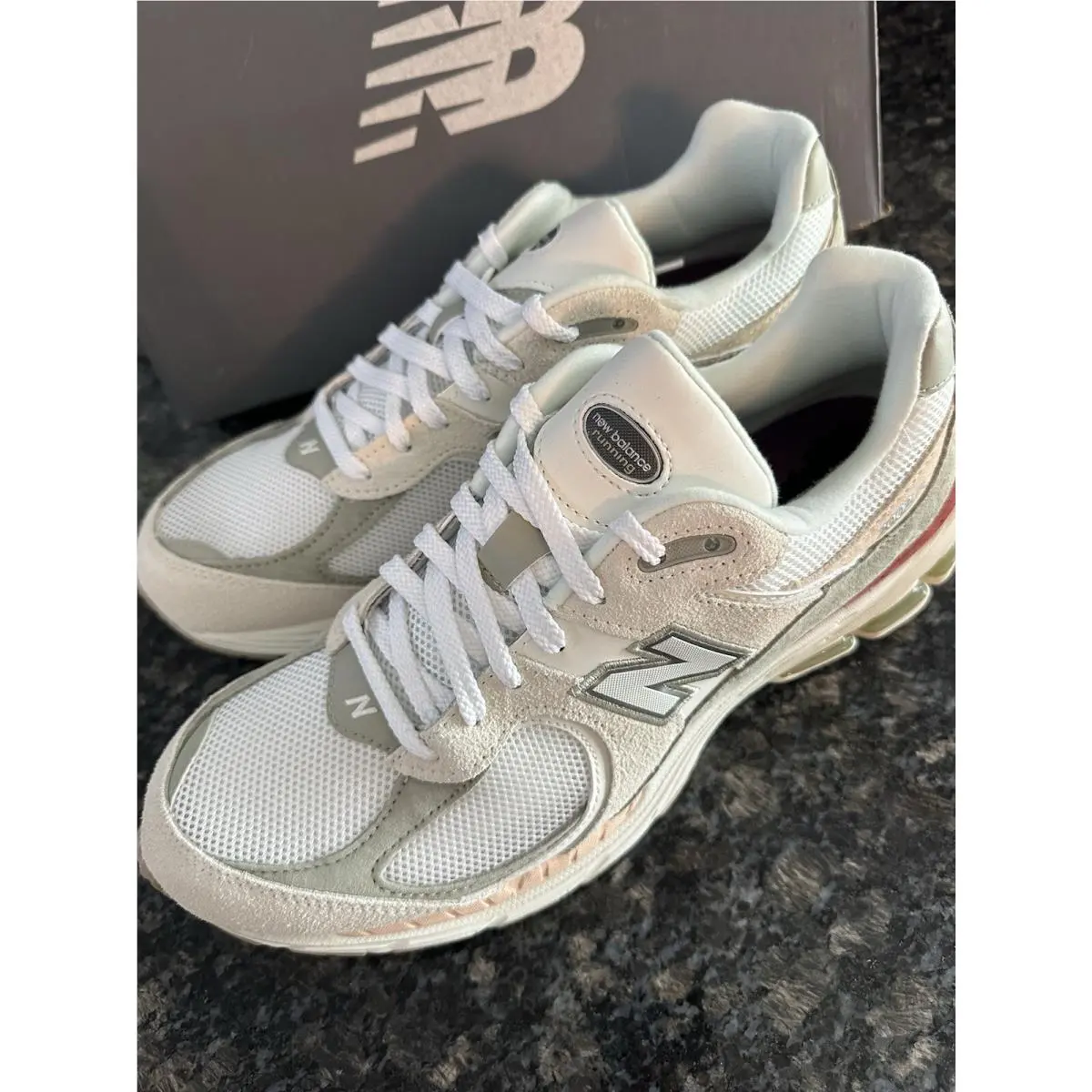 New Balance shoes - New Balance 2002R - M2002RJF 100 - Beige/Olive Green/Rusty Red 1