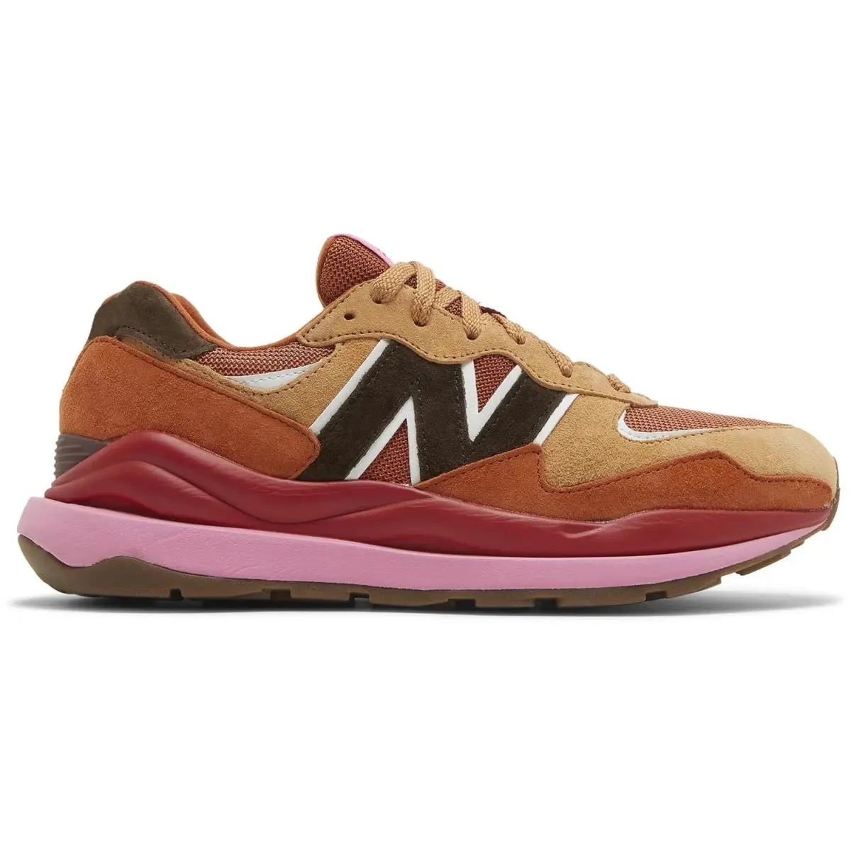 Mens Size 8 New Balance 57/40 Brown Pink Red Chocolate Orange Pink Shoes M5740BP