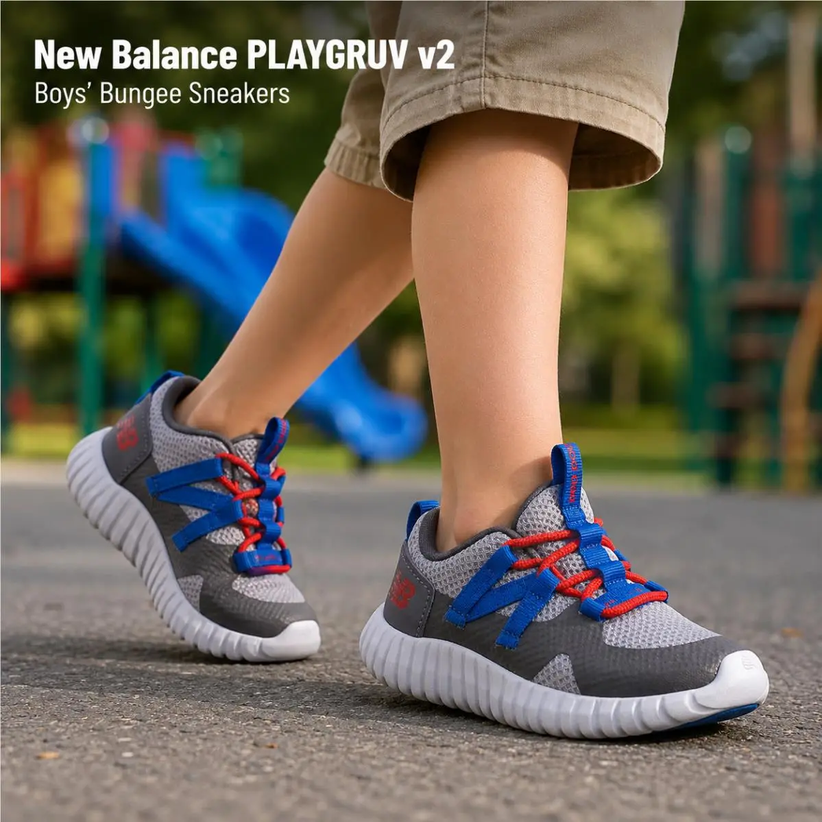 New Balance shoes - New Balance PLAYGRUV v2 Bungee - Grey/Blue 0