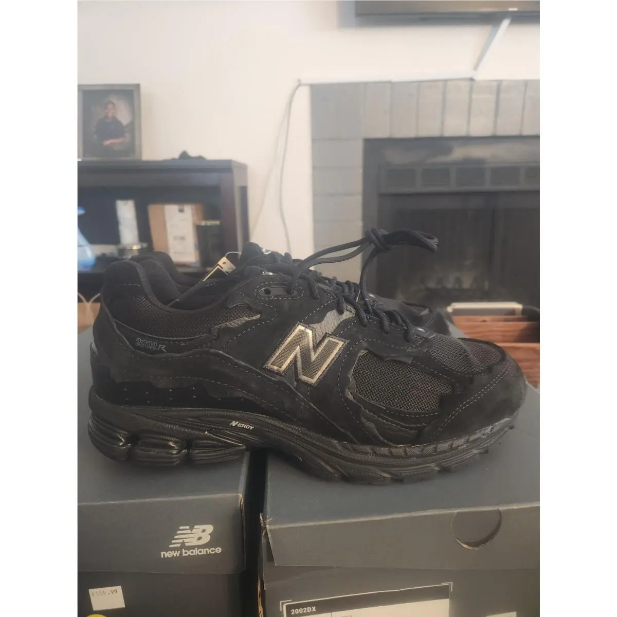 Size 11 - New Balance 2002dx Gore-tex Protection Pack Black Gray Lifestyle