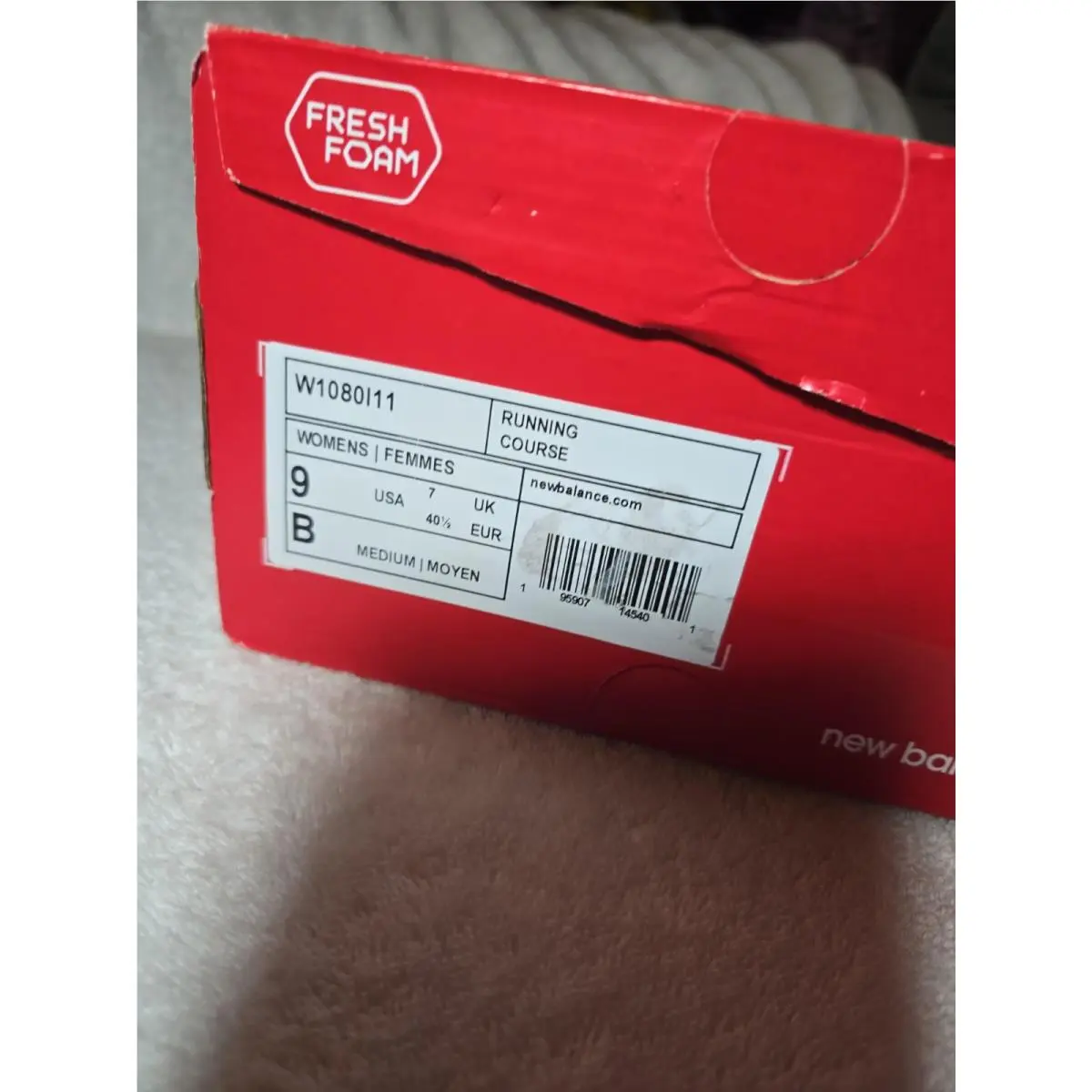 New Balance shoes - Fresh Foam X 1080 v11 - W1080B11 - Black (UPC: 195907145401) 10