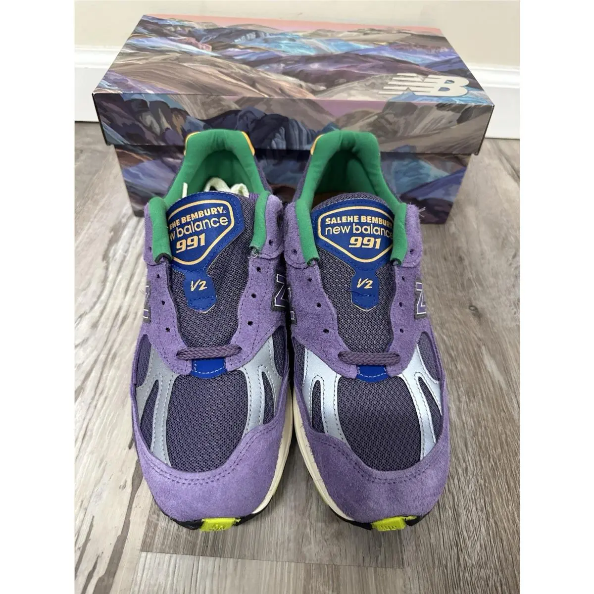 New Balance shoes - New Balance 991 v2 - U991SB2 - Purple 0