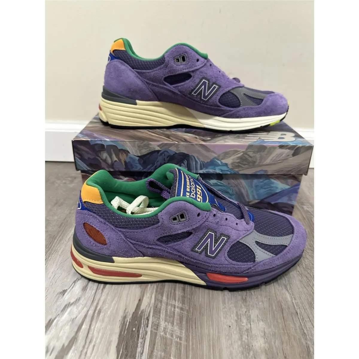 New Balance shoes - New Balance 991 v2 - U991SB2 - Purple 1
