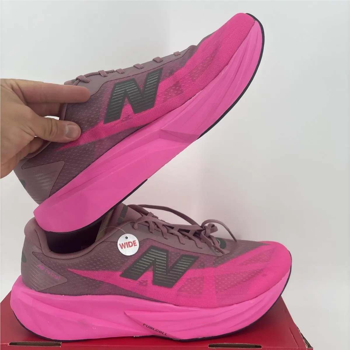 New Balance shoes - New Balance FuelCell Rebel v5 - MFCX30X - Pink 3