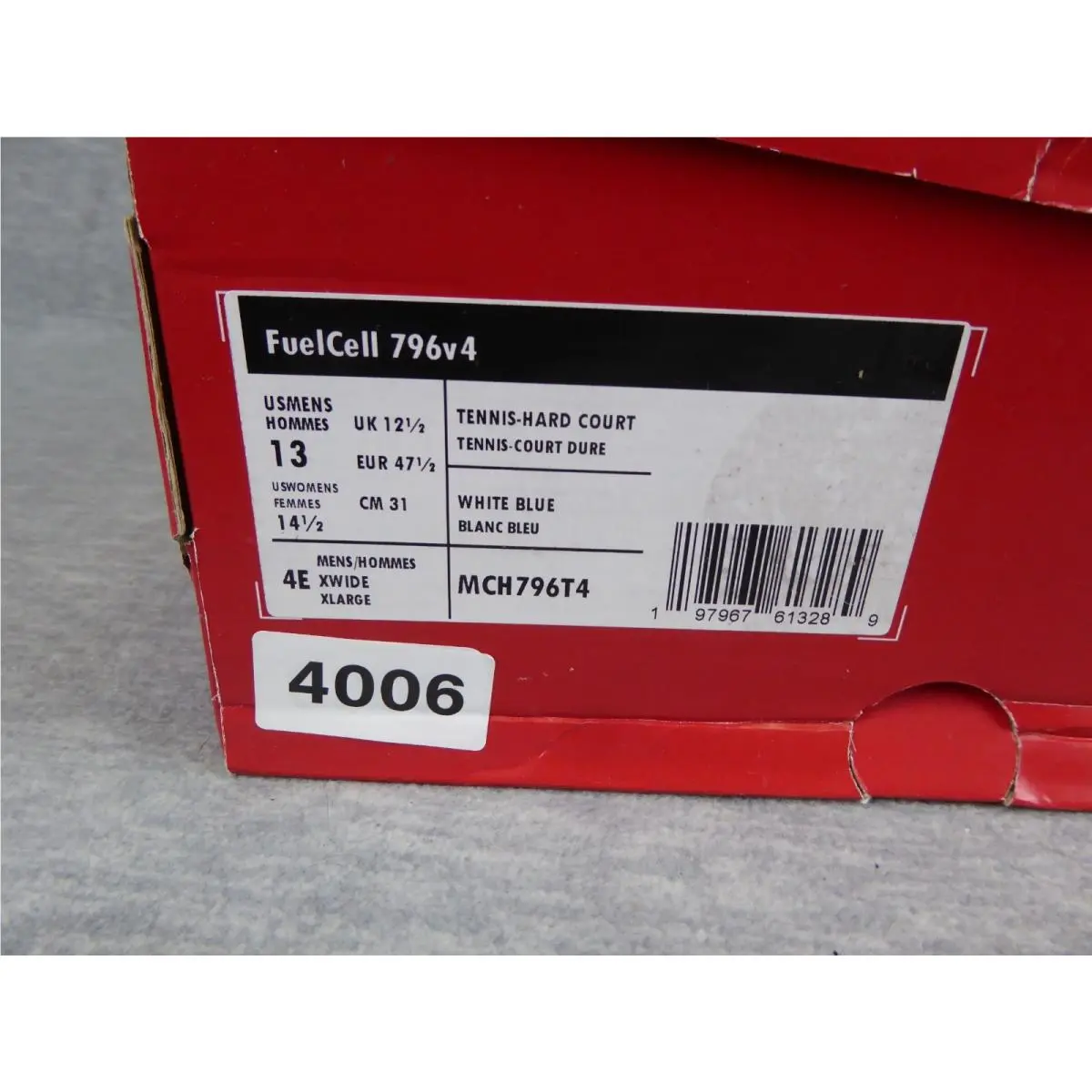 New Balance shoes - New Balance FuelCell 796v4 - FuelCell - White 10
