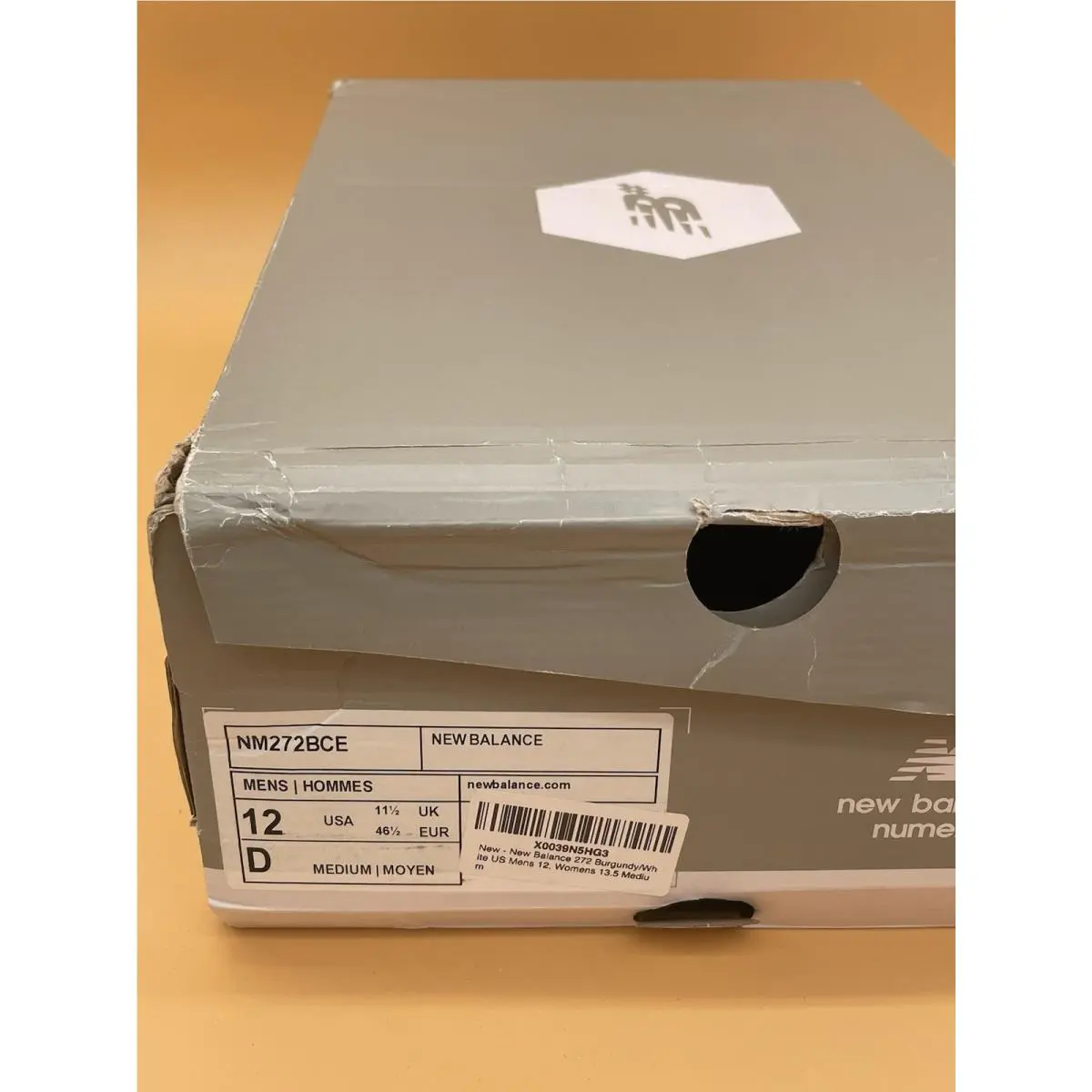 New Balance shoes - New Balance Numeric - Numeric - NM272BCE - Burgandy / White 5