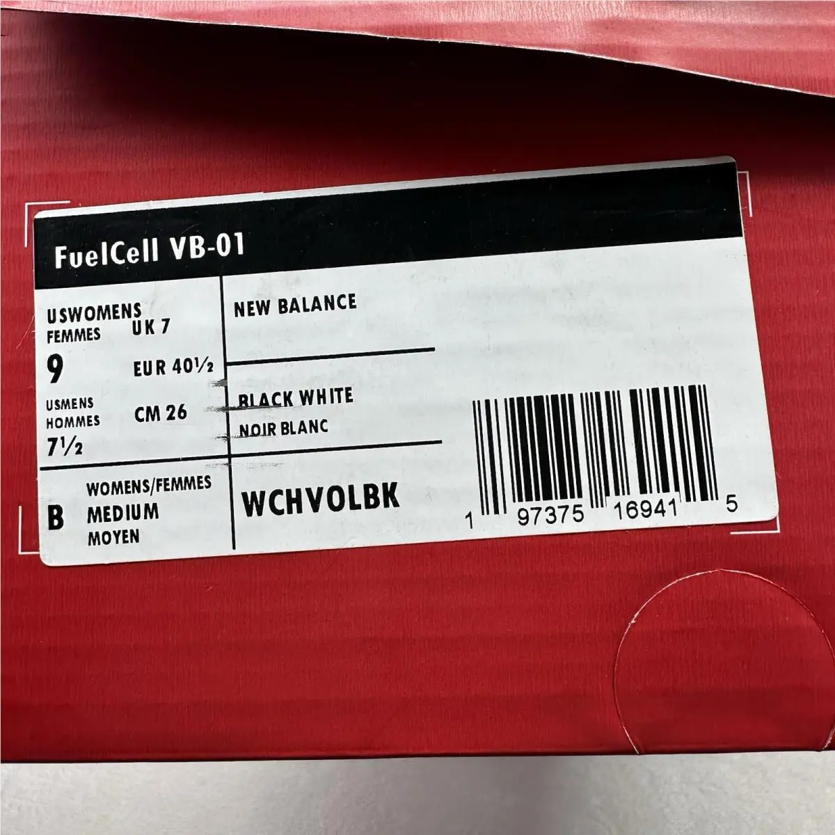 New Balance shoes - New Balance FuelCell VB-01 - FuelCell - WCHVOLBK - Black 7