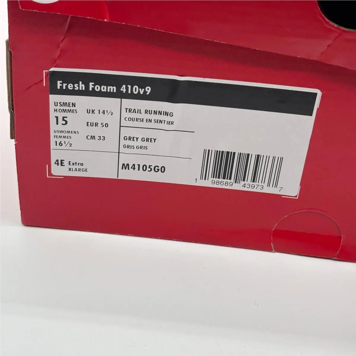 New Balance shoes - New Balance Fresh Foam 410v9 - Gray 0