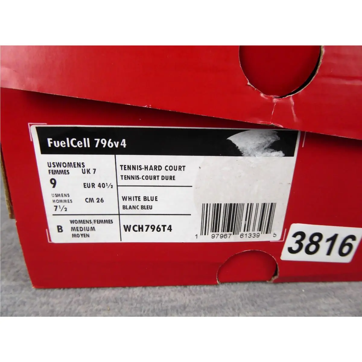 New Balance shoes - FuelCell 796v4 - FuelCell - White 8