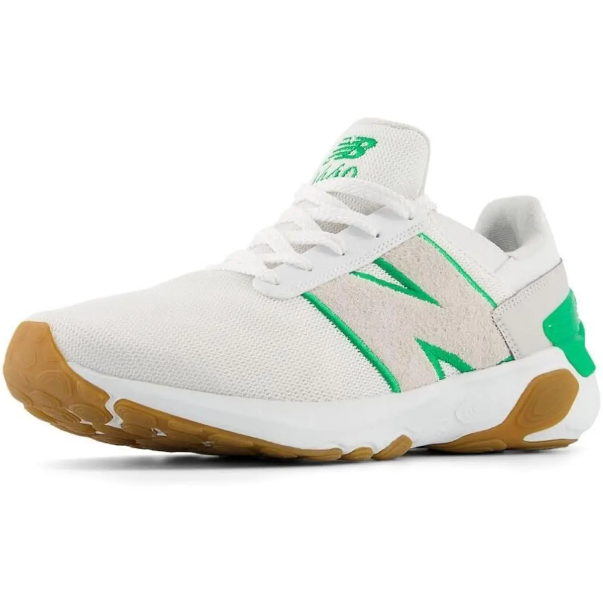 New Balance Men`s Fresh Foam X 1440 V1 Running Shoe White/kelly Green/gum 020
