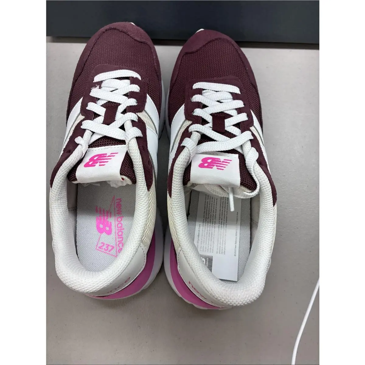 New Balance shoes - New Balance 237 - W2376CL - Burgundy/Purple Beige (UPC: 198686439600) 2