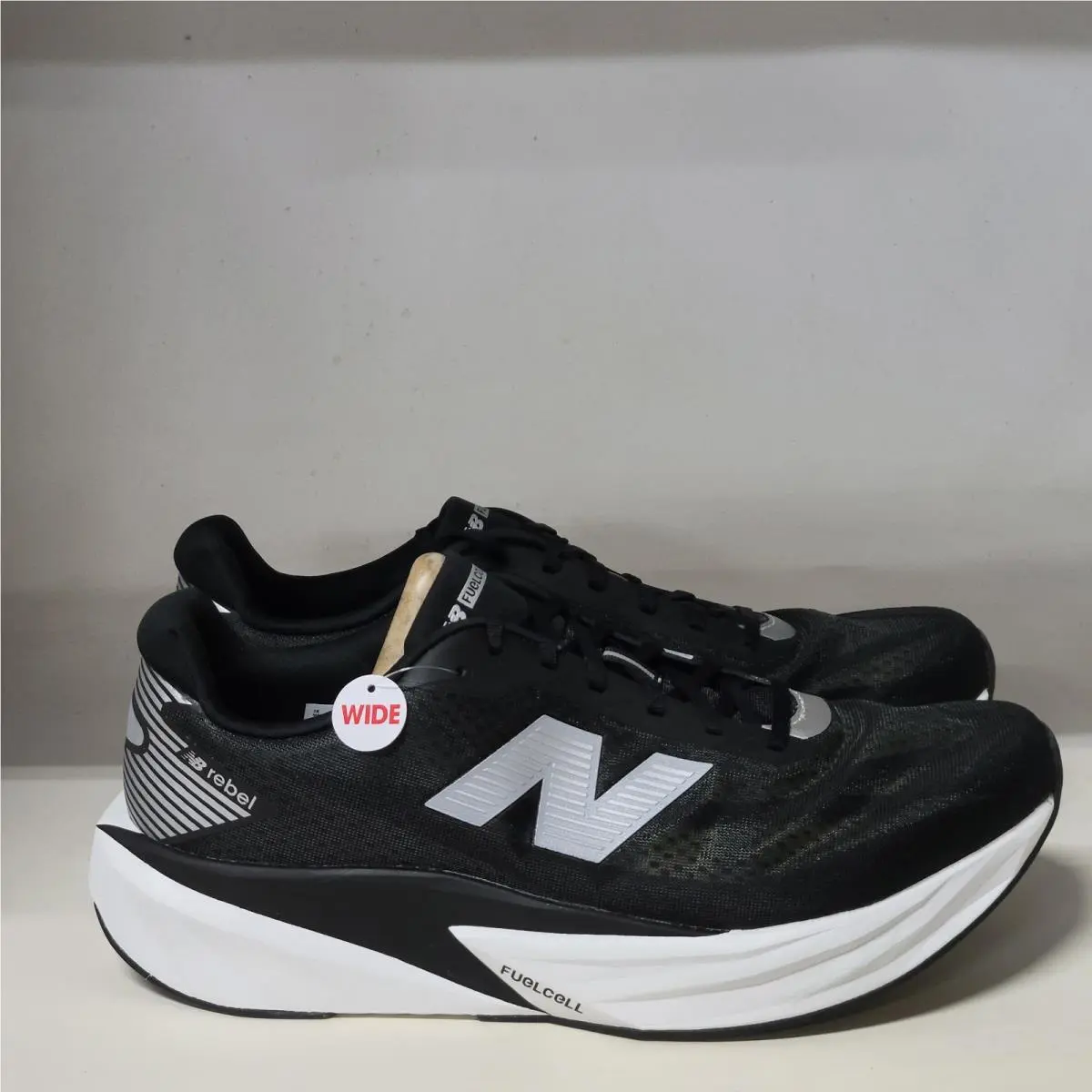 New Balance Fuelcell Rebel V5 Black/grey Mens Size 15EE