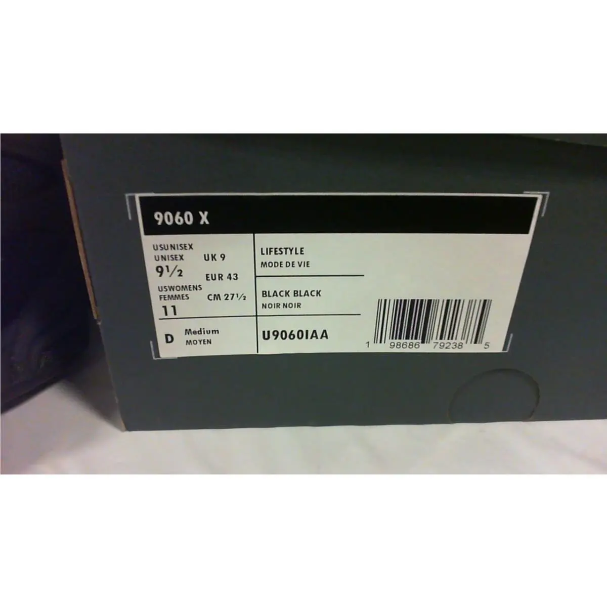 New Balance shoes - New Balance 9060 - Black (UPC: 198686792385) 6