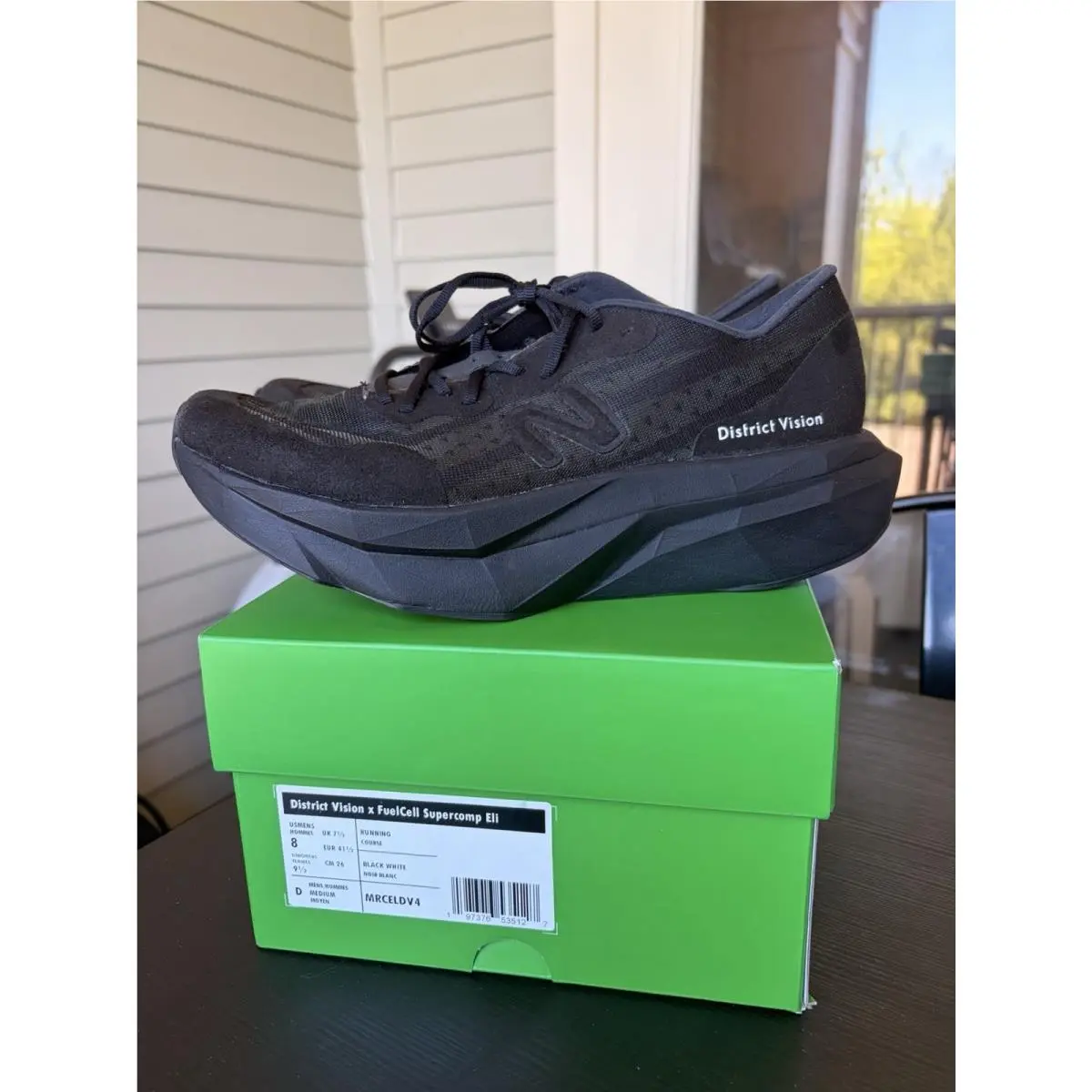 New District Vision x New Balance Fuelcell Supercomp Elite v4 Black MRCELDV4 8