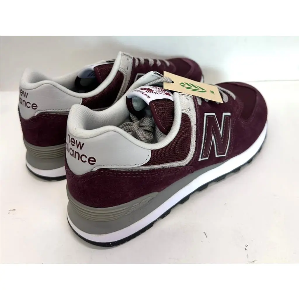 New Balance shoes - New Balance 574 - Burgundy/White 1
