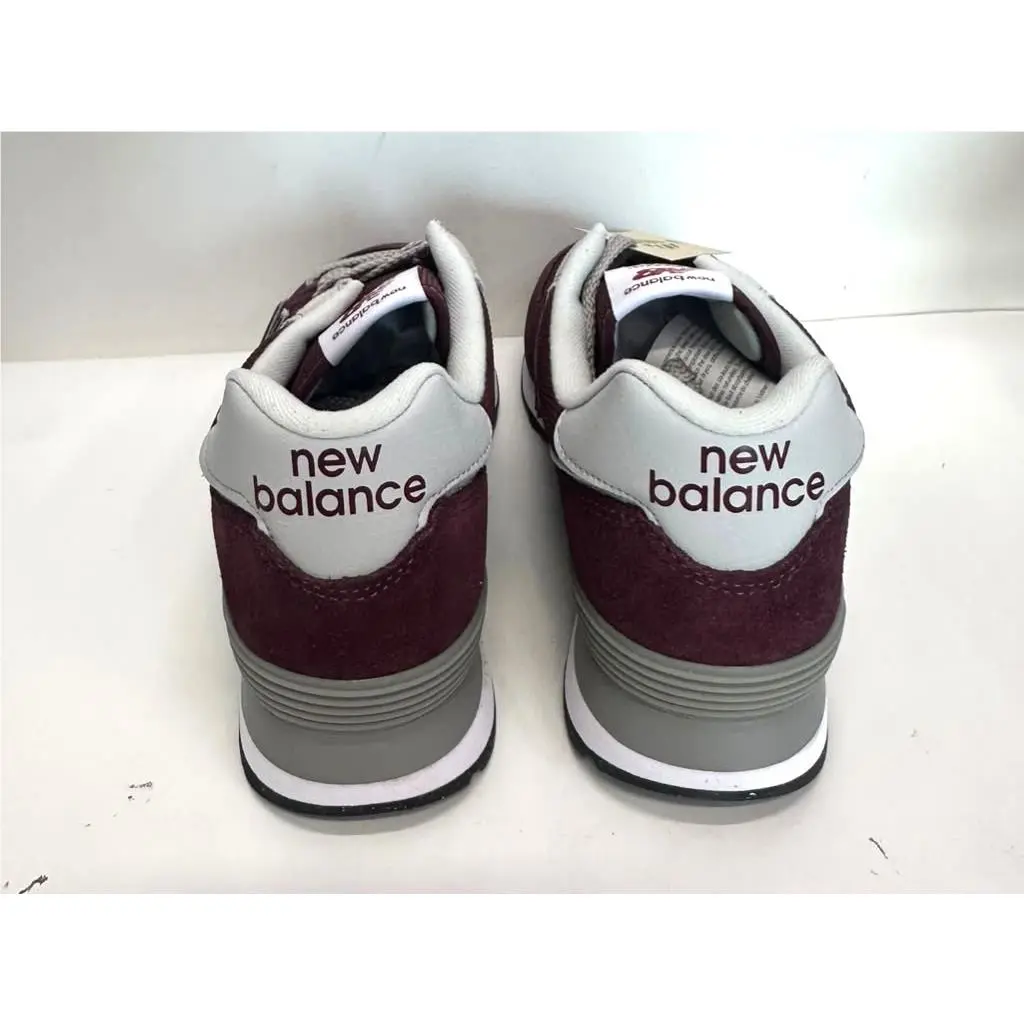 New Balance shoes - New Balance 574 - Burgundy/White 3