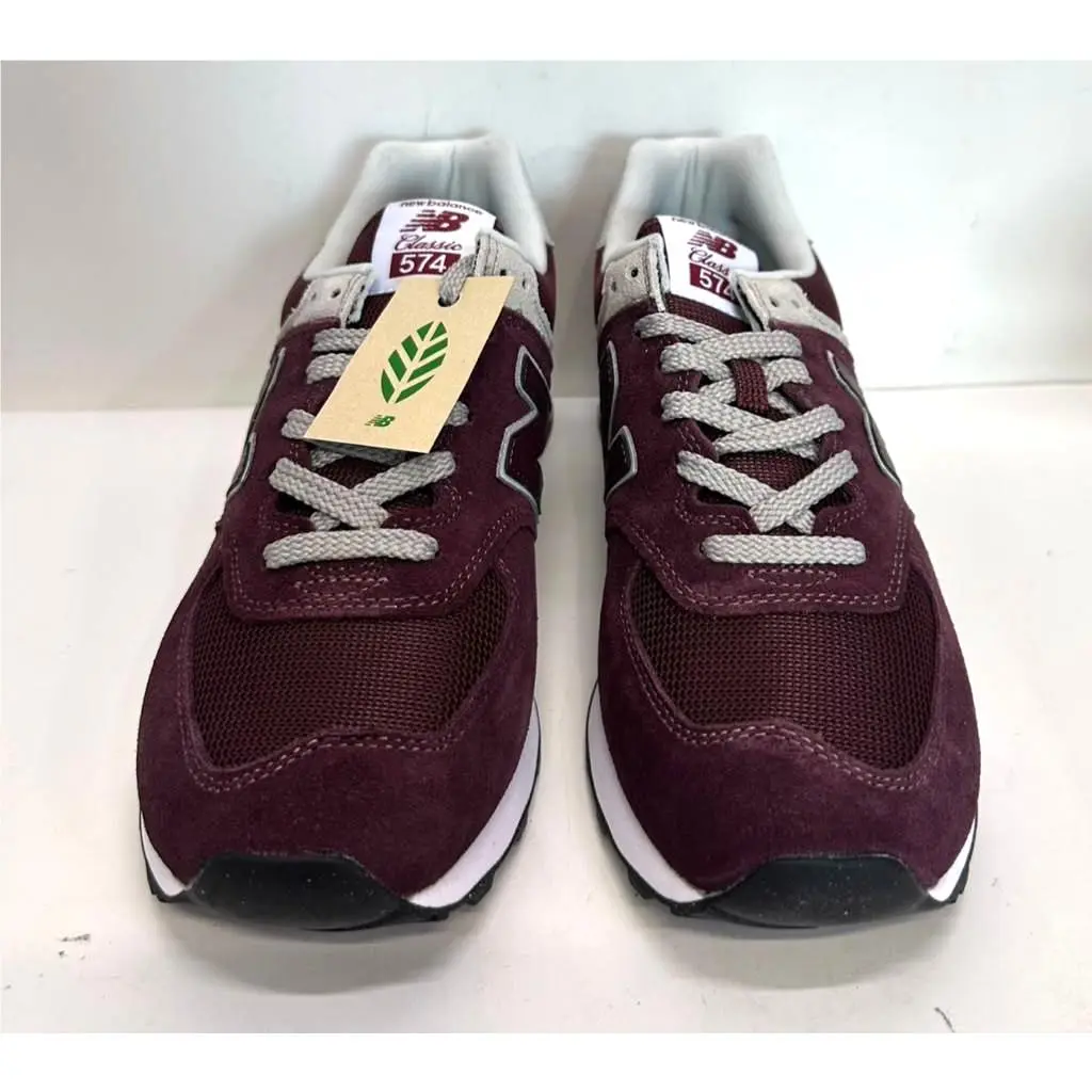 New Balance shoes - New Balance 574 - Burgundy/White 5