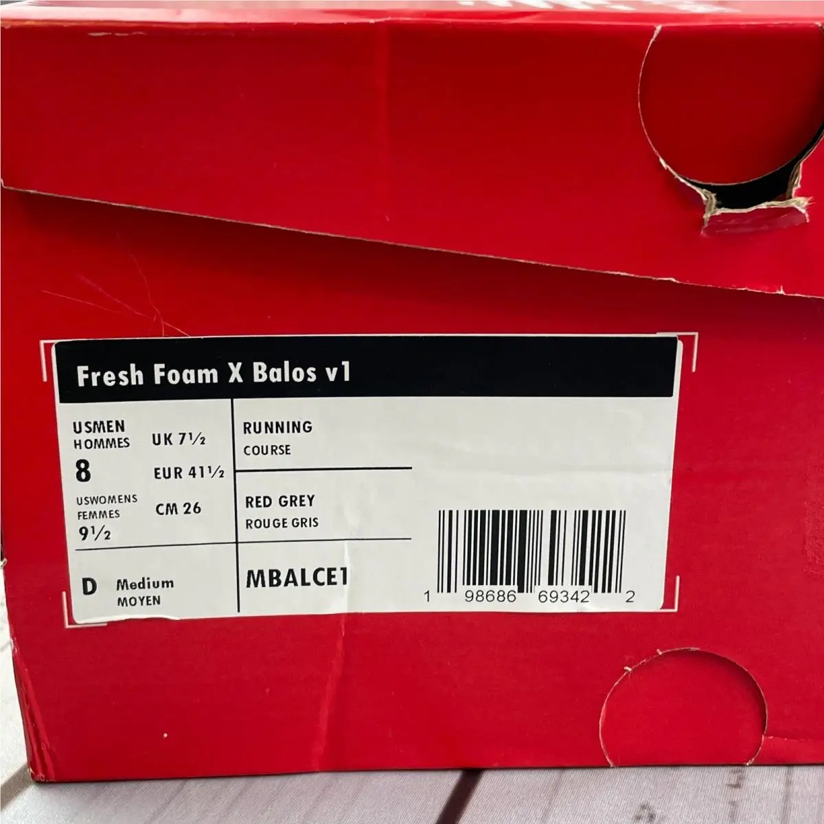 New Balance shoes - New Balance Fresh Foam - Fresh Foam - Red (UPC: 198686693422) 10