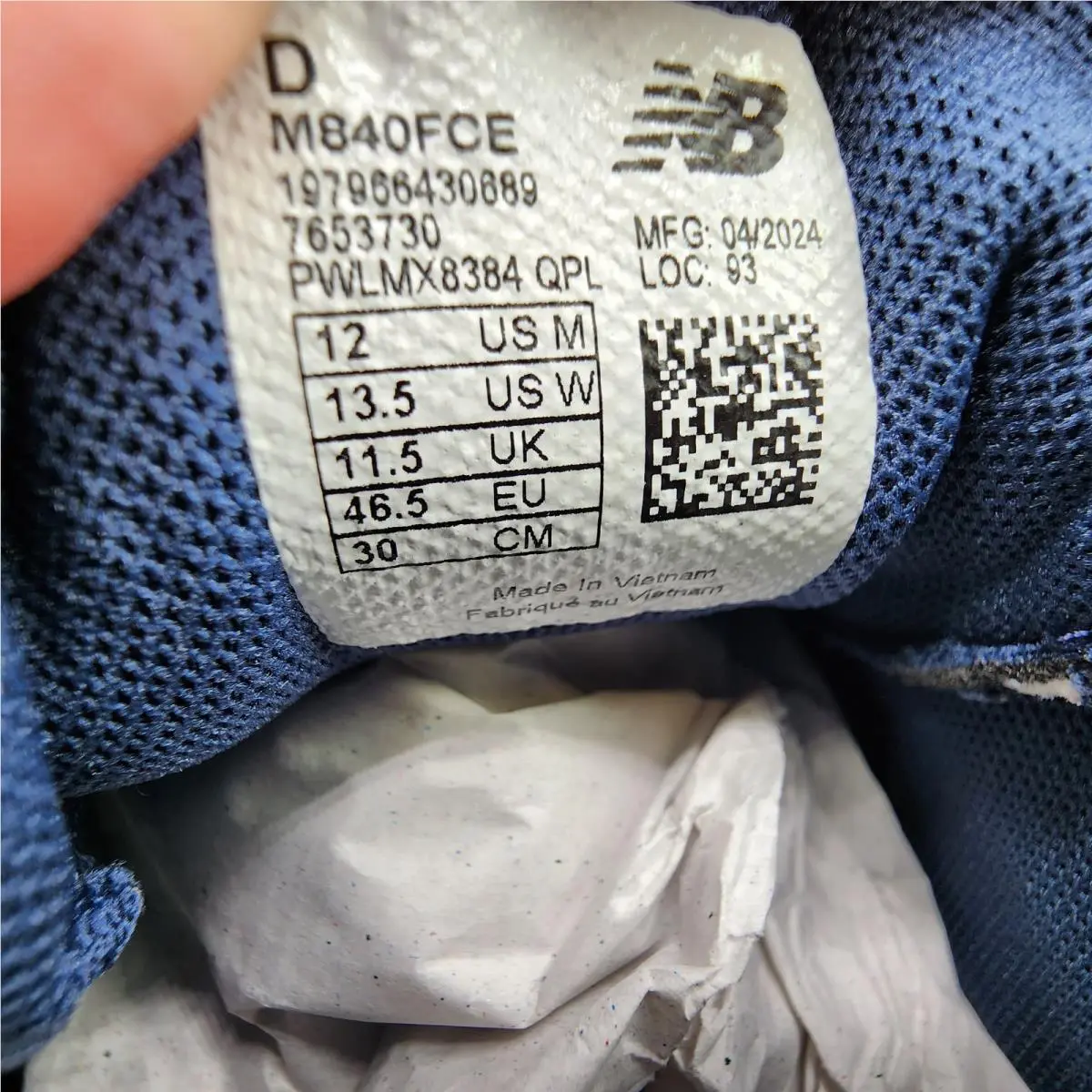 New Balance shoes - New Balance Fresh Foam - Fresh Foam - M840FCE - Blue 7