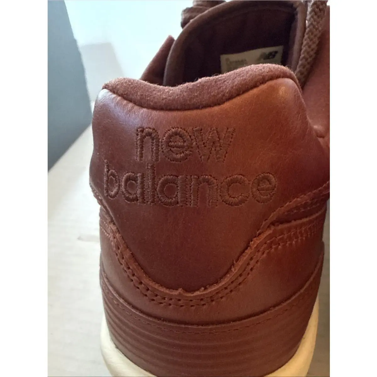 New Balance shoes - New Balance Fresh Foam 574 - L574AS1 - Brown White (UPC: 0197375069555) 12