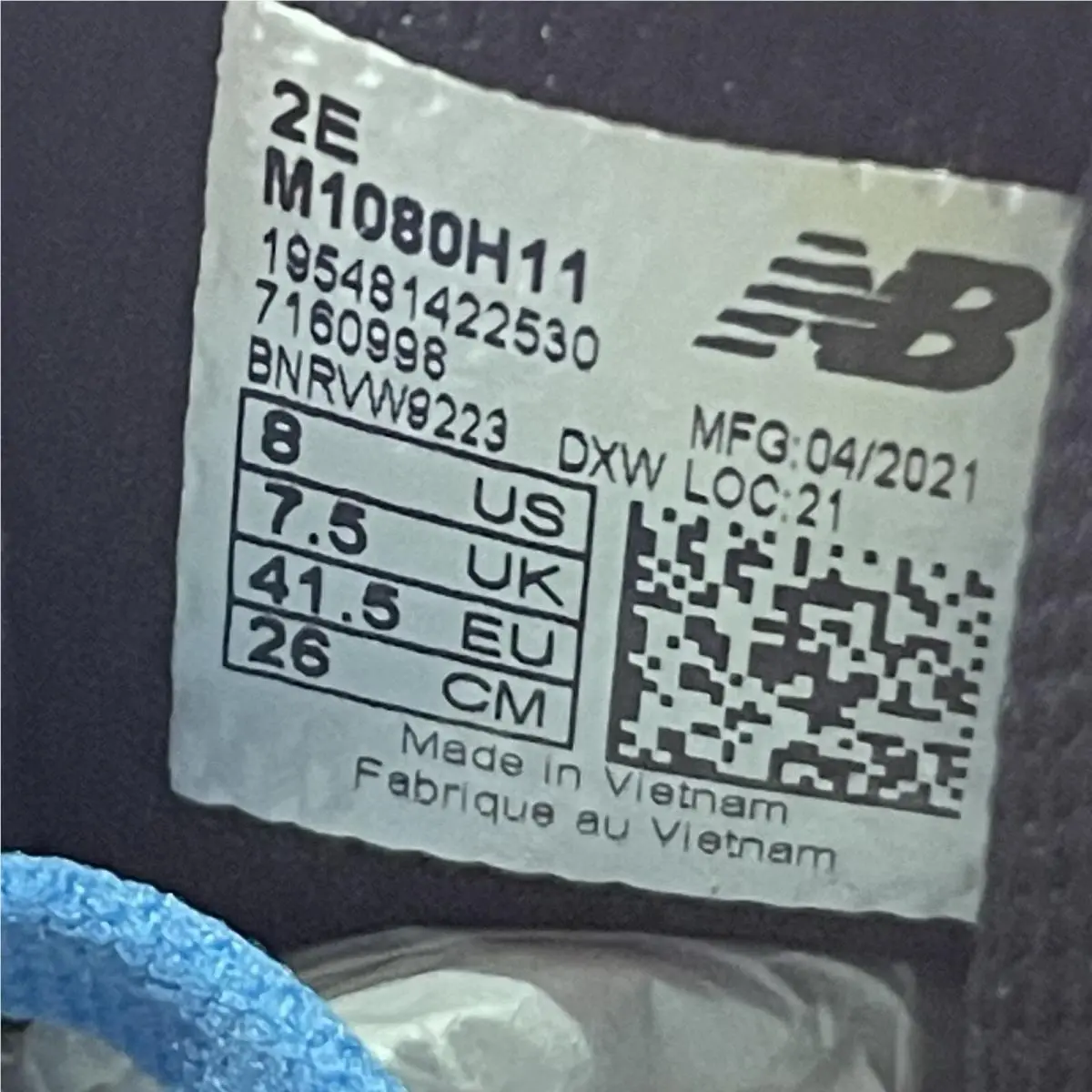 New Balance shoes - New Balance Fresh Foam 1080v11 - M1080H11 - Helium/Black (UPC: 0195481422530) 8