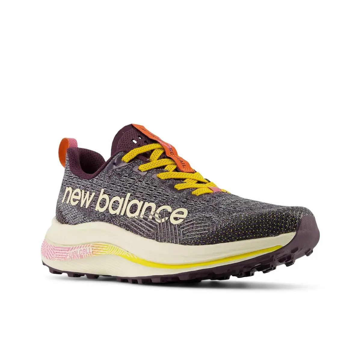 New Balance Women`s Fuelcell Supercomp Trail Sneaker Plum Brown/calcium 9.5 M