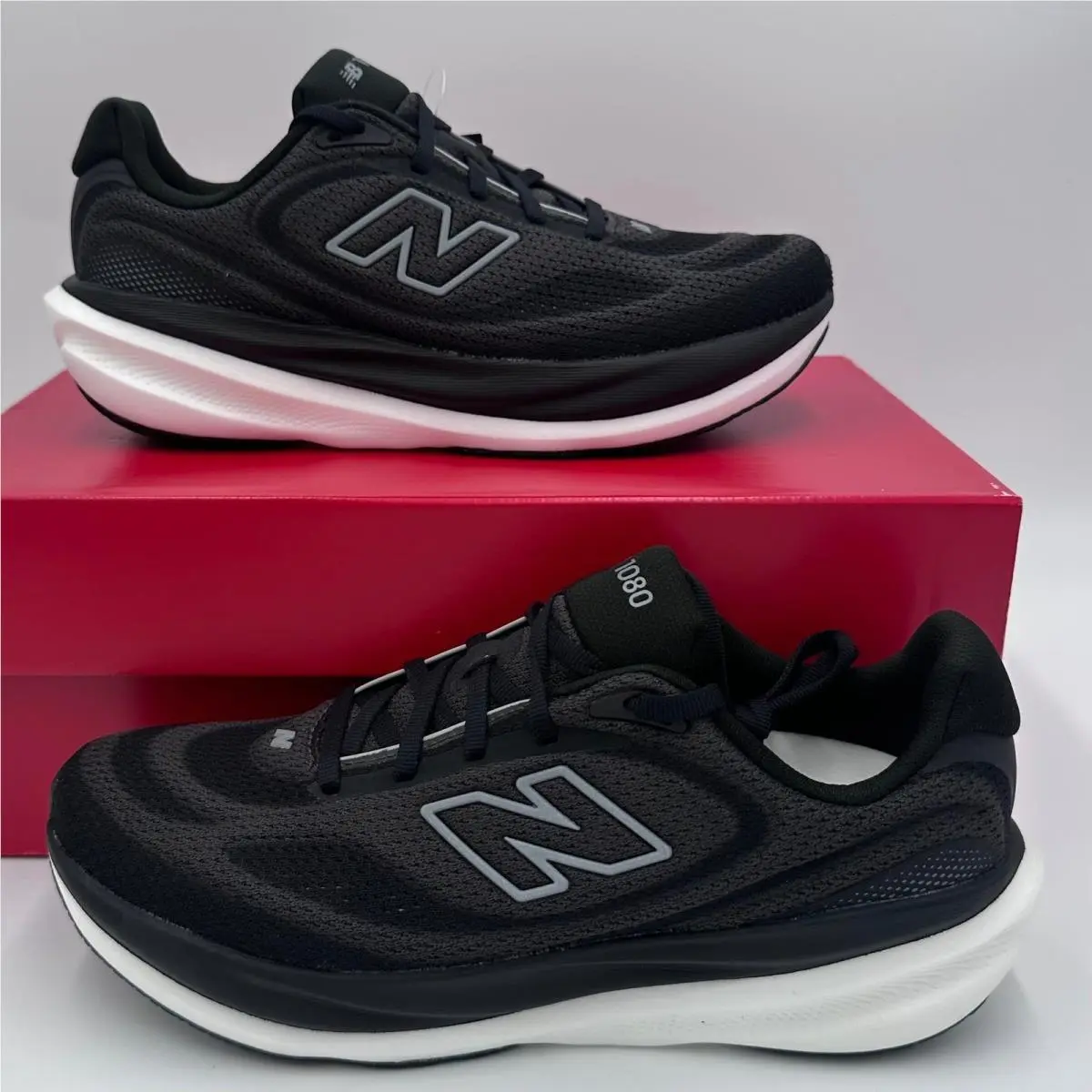 New Balance Running Shoes Womens 8 Black Fresh Foam X 1080 W1080815 New