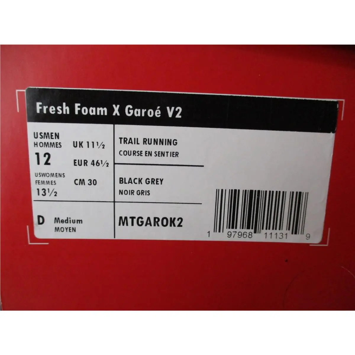 New Balance shoes - New Balance Fresh Foam X Garoe V2 - Black 7