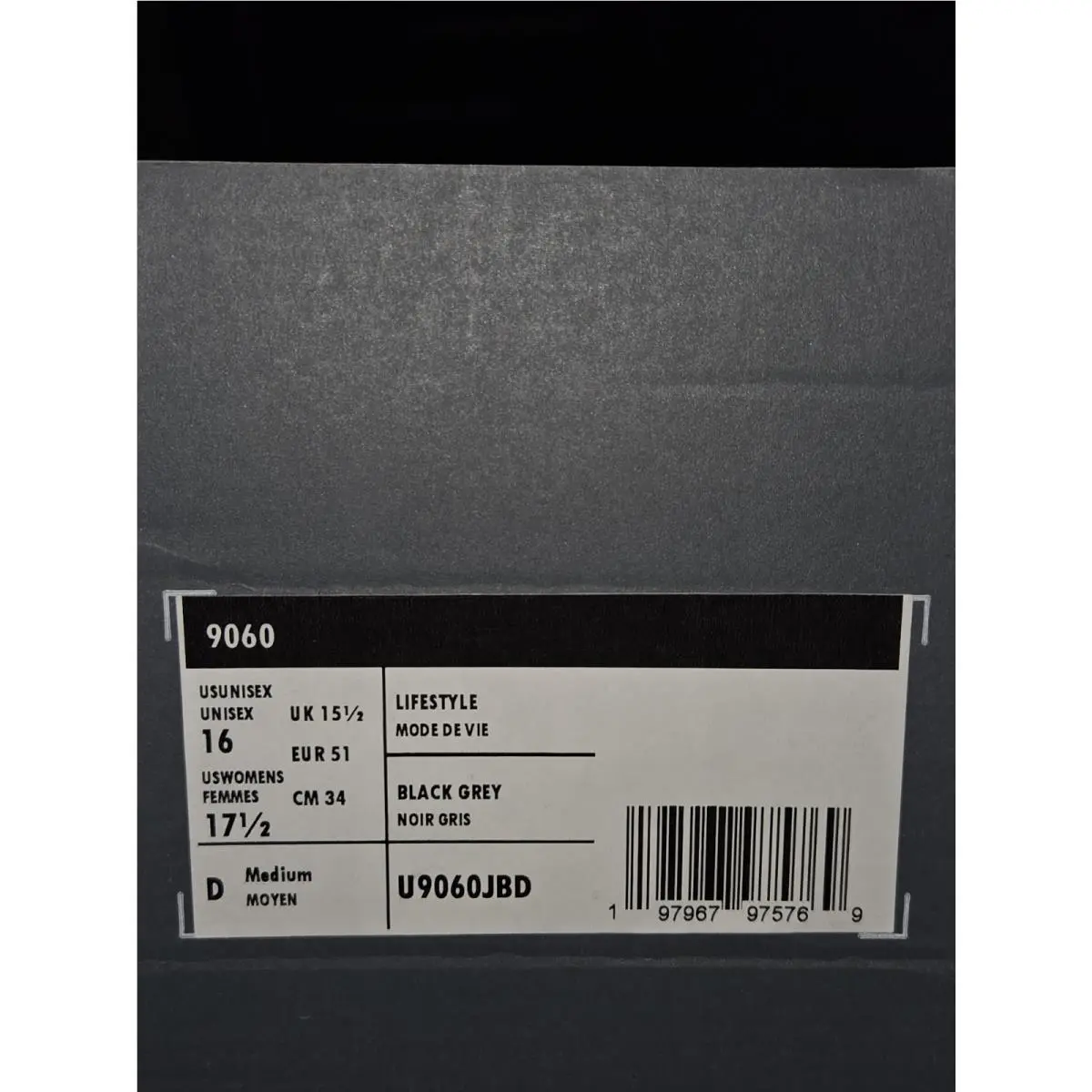 New Balance shoes - New Balance 9060 - U9060JBD - Black (UPC: 197967975769) 5
