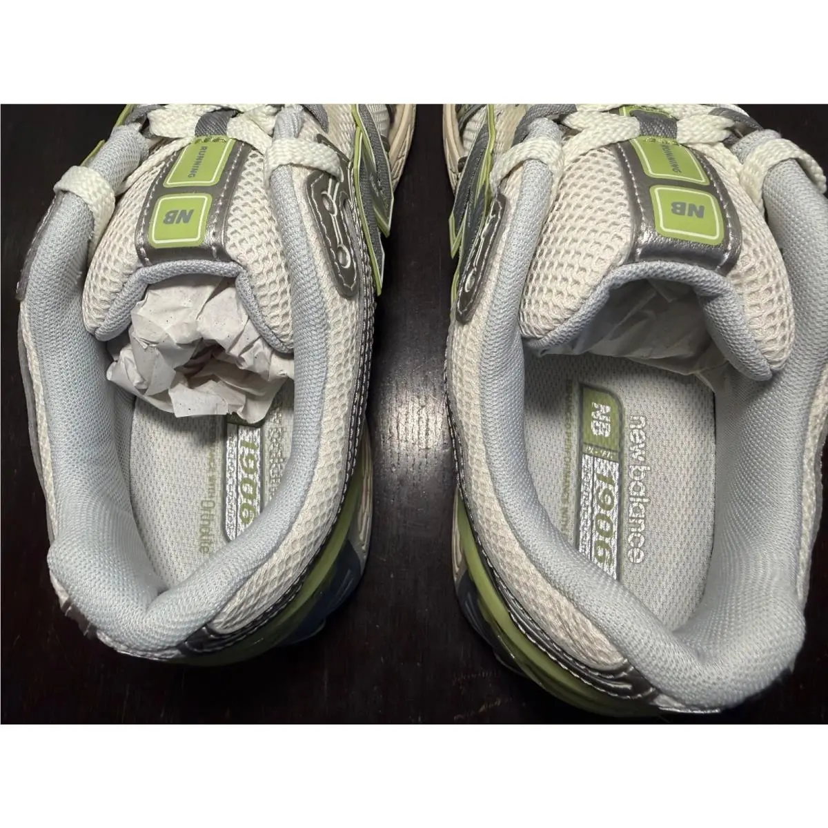 New Balance shoes - Grey, Green 8