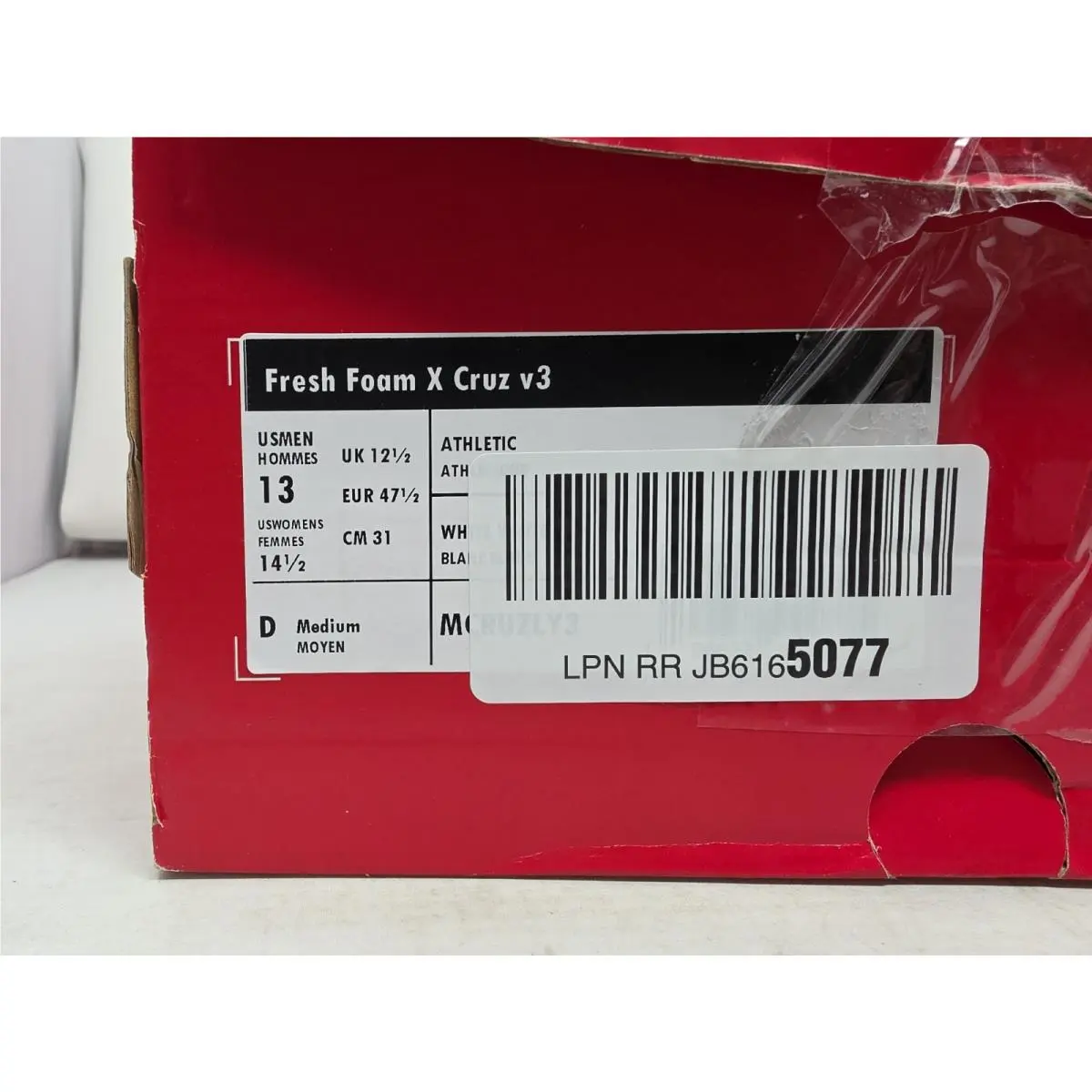 New Balance shoes - New Balance Fresh Foam Cruz - White/White/Gum 020 (UPC: 196652944837) 0