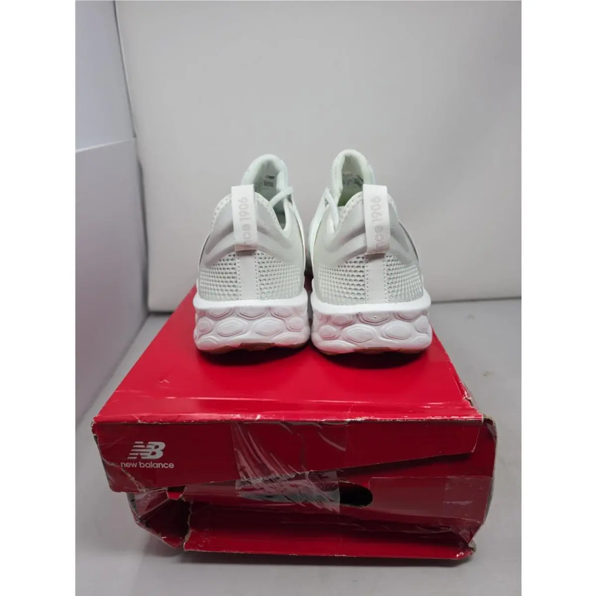 New Balance shoes - New Balance Fresh Foam Cruz - White/White/Gum 020 (UPC: 196652944837) 2