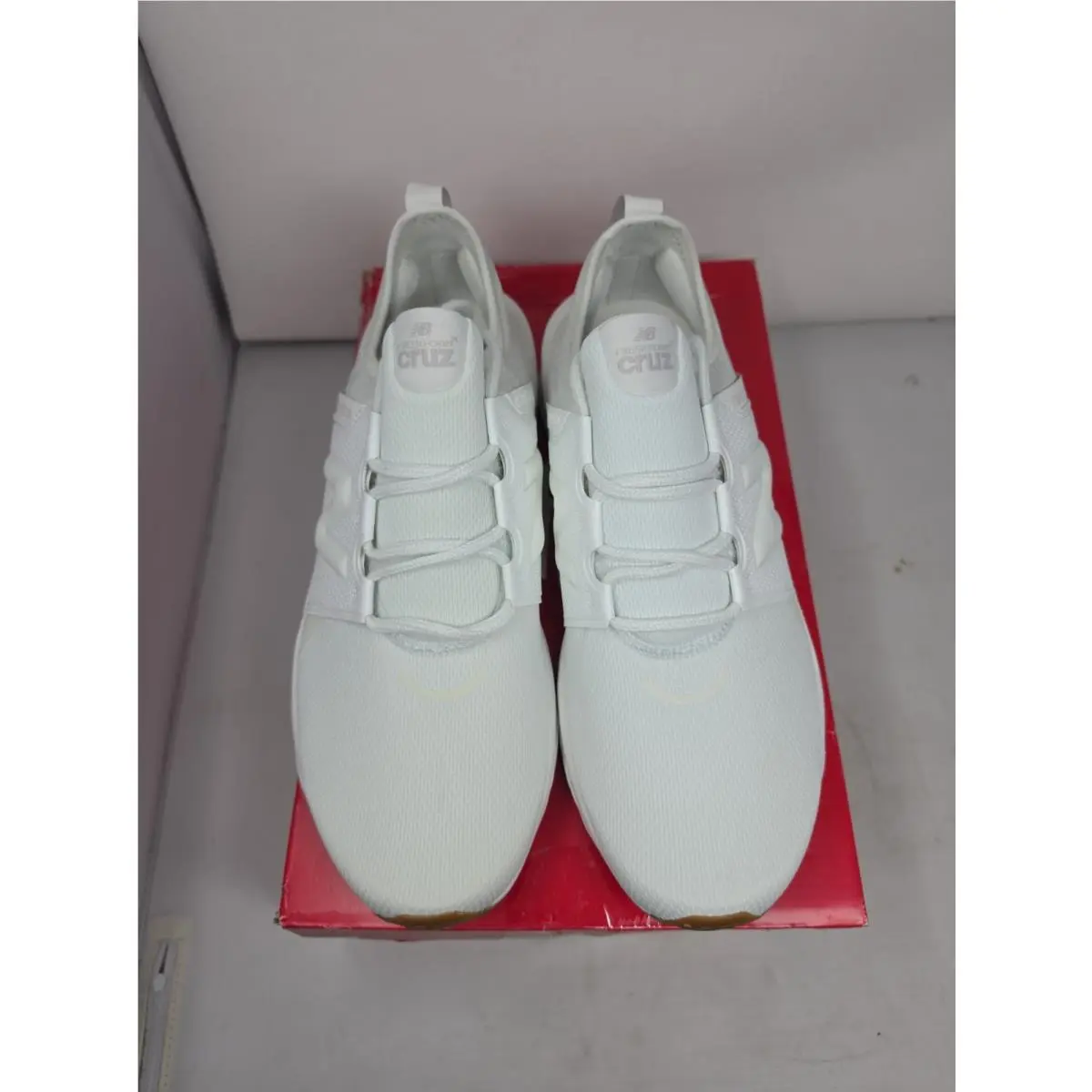 New Balance shoes - New Balance Fresh Foam Cruz - White/White/Gum 020 (UPC: 196652944837) 4