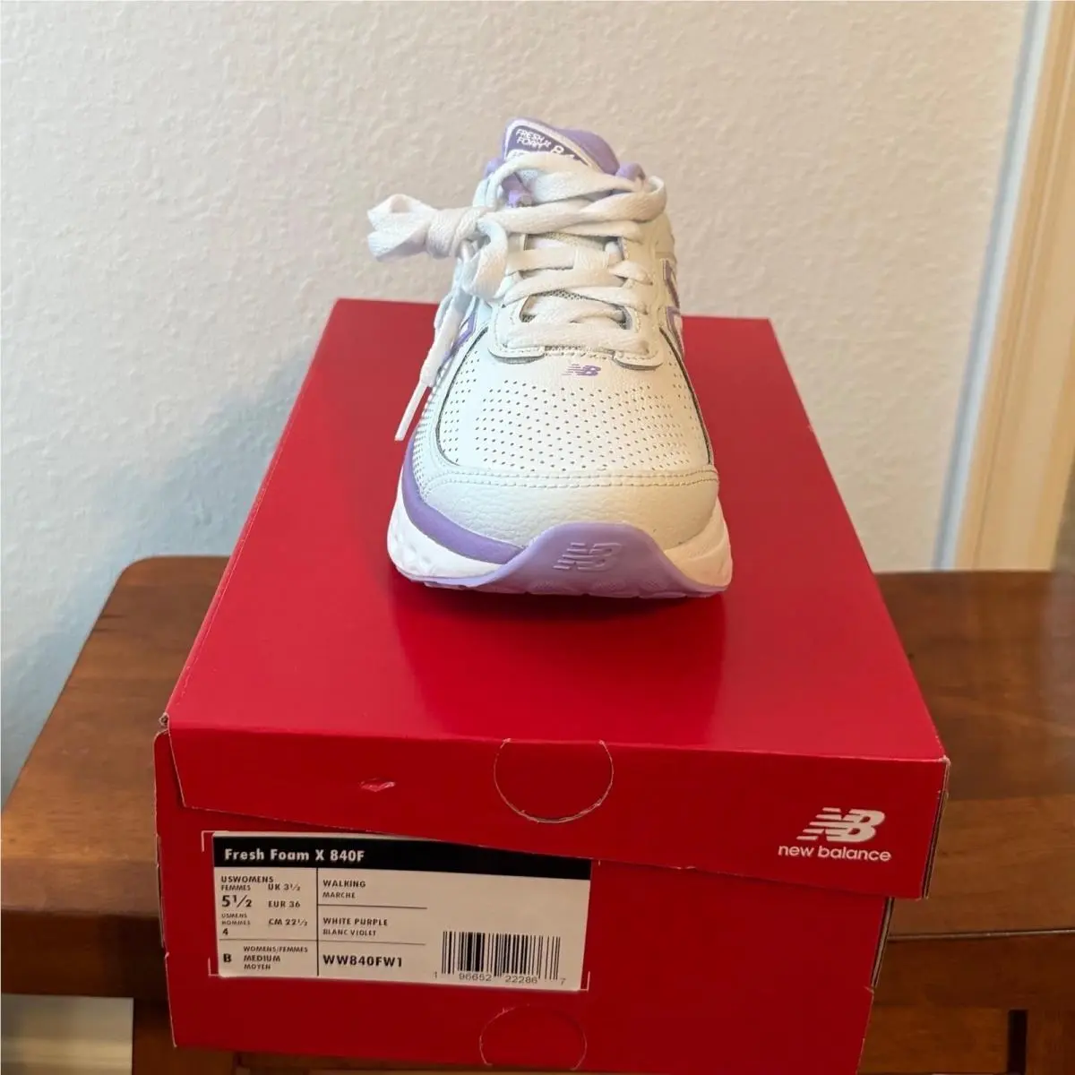 New Balance shoes - Fresh Foam X 840F - Fresh Foam - White 1