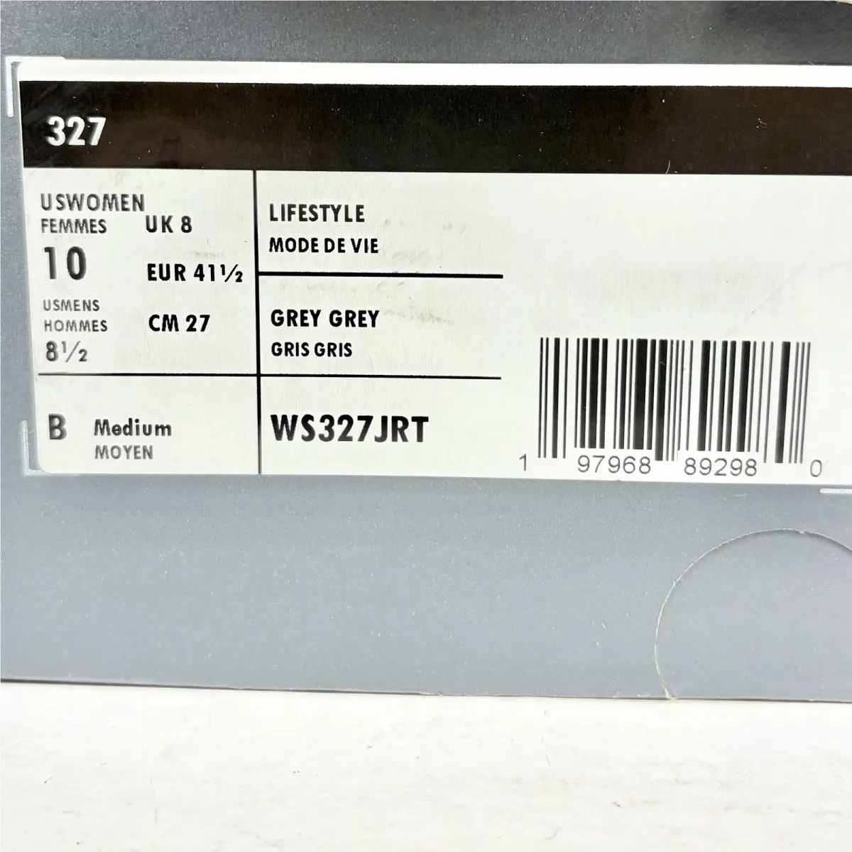 New Balance shoes - New Balance 327 - WS327JRT - Gray (UPC: 0197968892942) 8