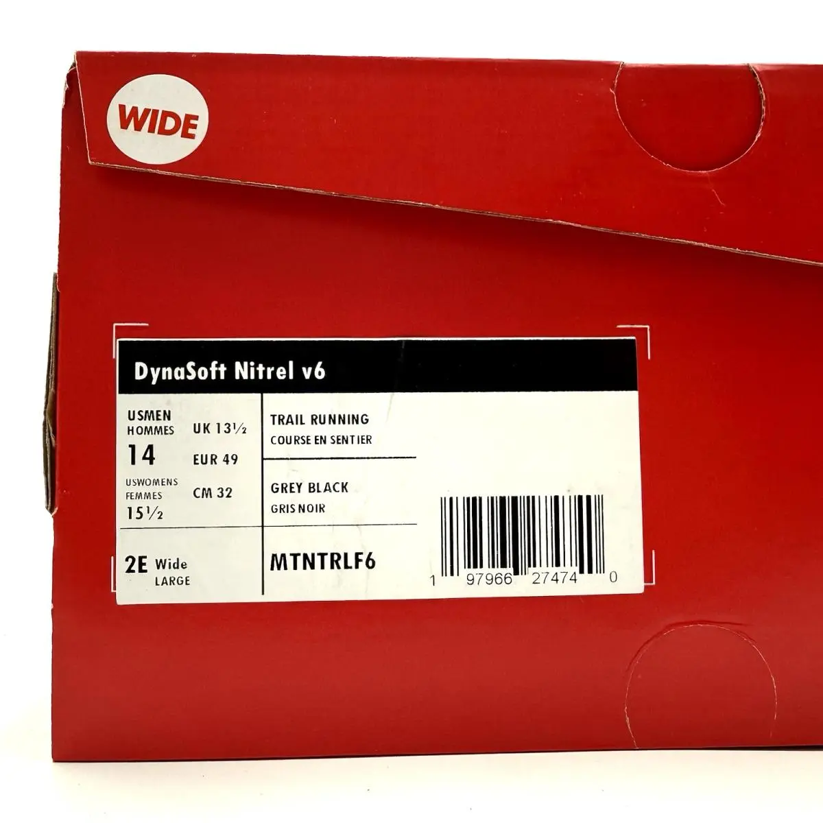 New Balance shoes - New Balance Dynasoft Nitrel v6 - MTNTRLF6 - Black, Manufacturer: Phantom/Black/Castlerock (UPC: 197966274740) 5