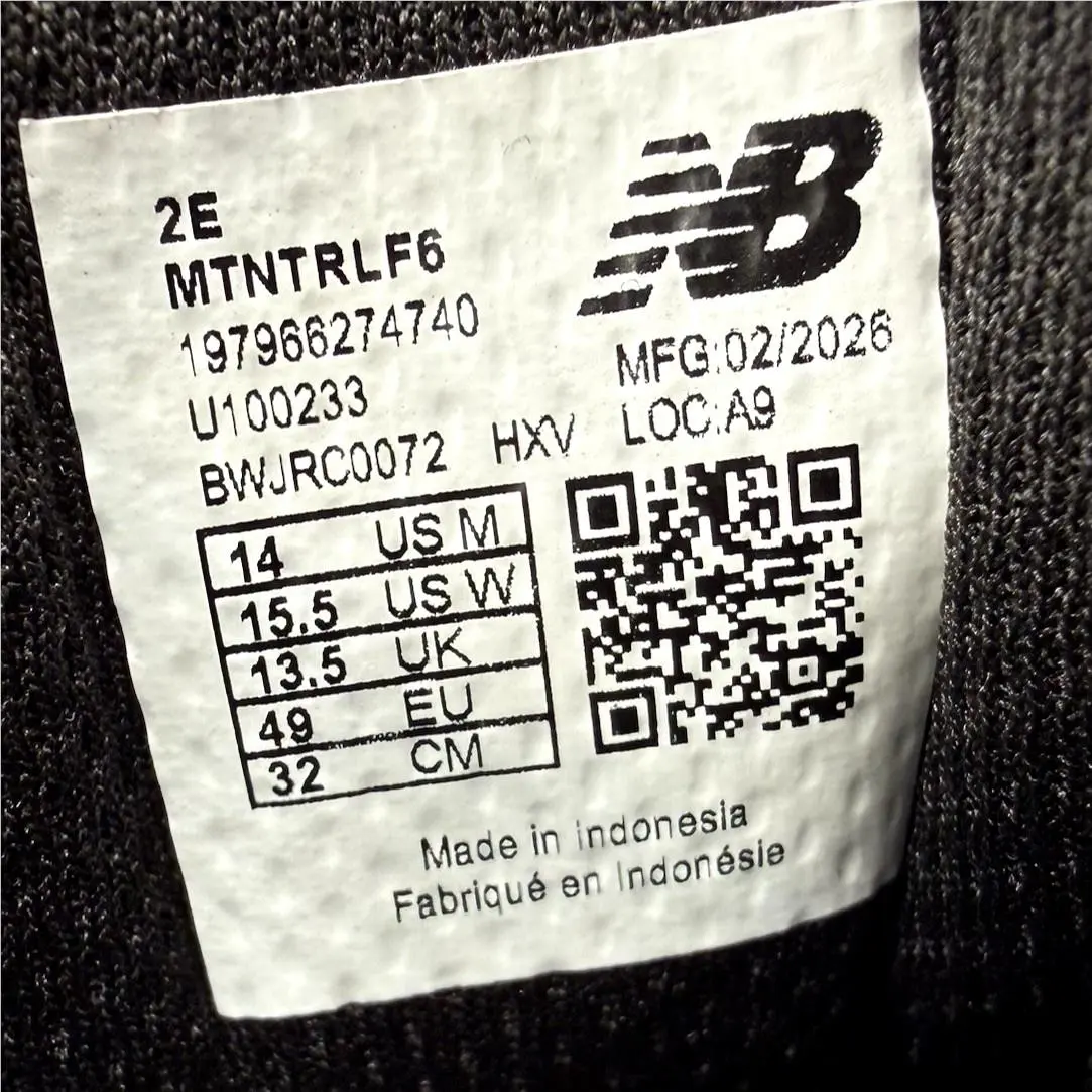 New Balance shoes - New Balance Dynasoft Nitrel v6 - MTNTRLF6 - Black, Manufacturer: Phantom/Black/Castlerock (UPC: 197966274740) 0