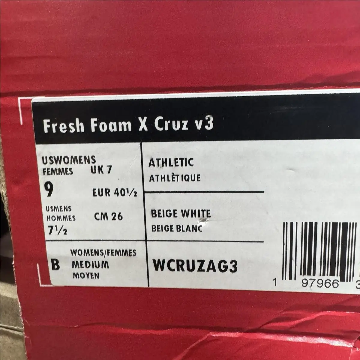 New Balance shoes - New Balance Fresh Foam Cruz - White 4