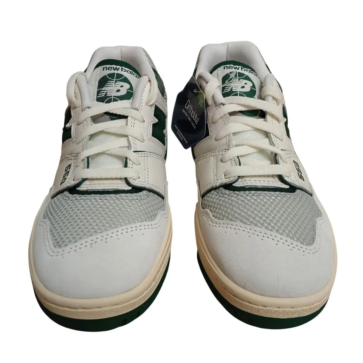 New Balance Men`s 550 Sneakers White/green Sz 9M