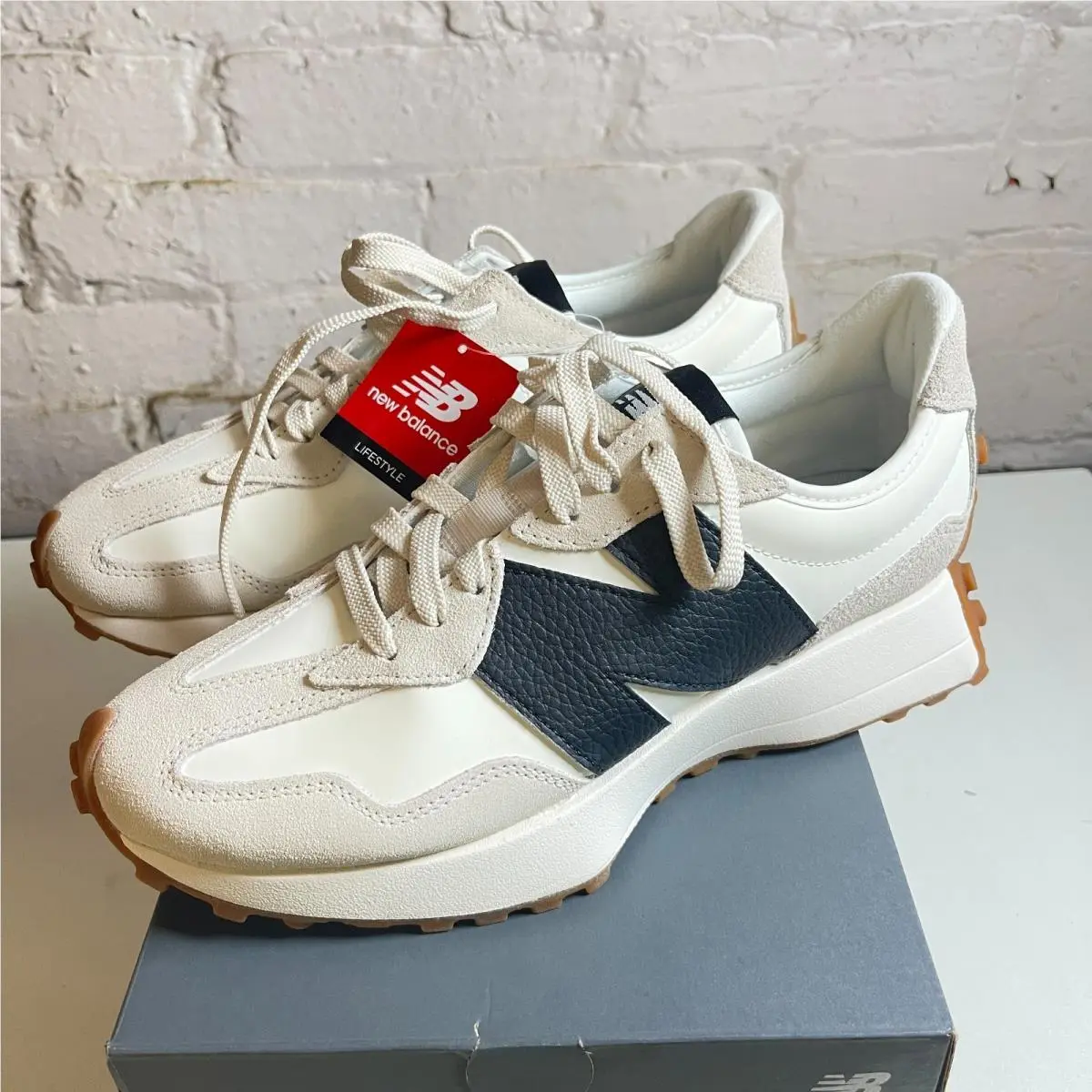 New Balance shoes - New Balance 327 - Moonbeam/Black 0