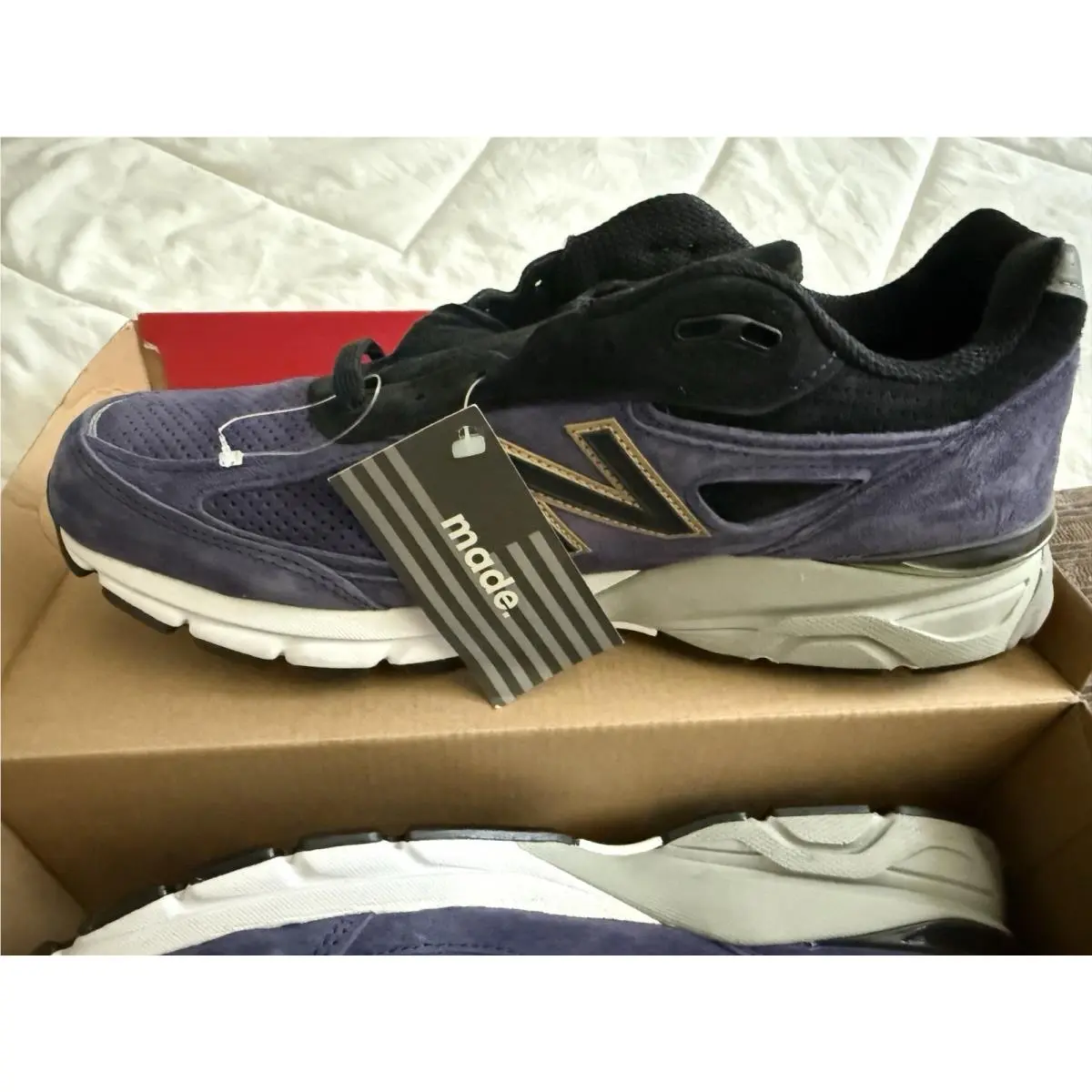New Balance shoes - New Balance 990 v4 - M990BP4 - Blue 1