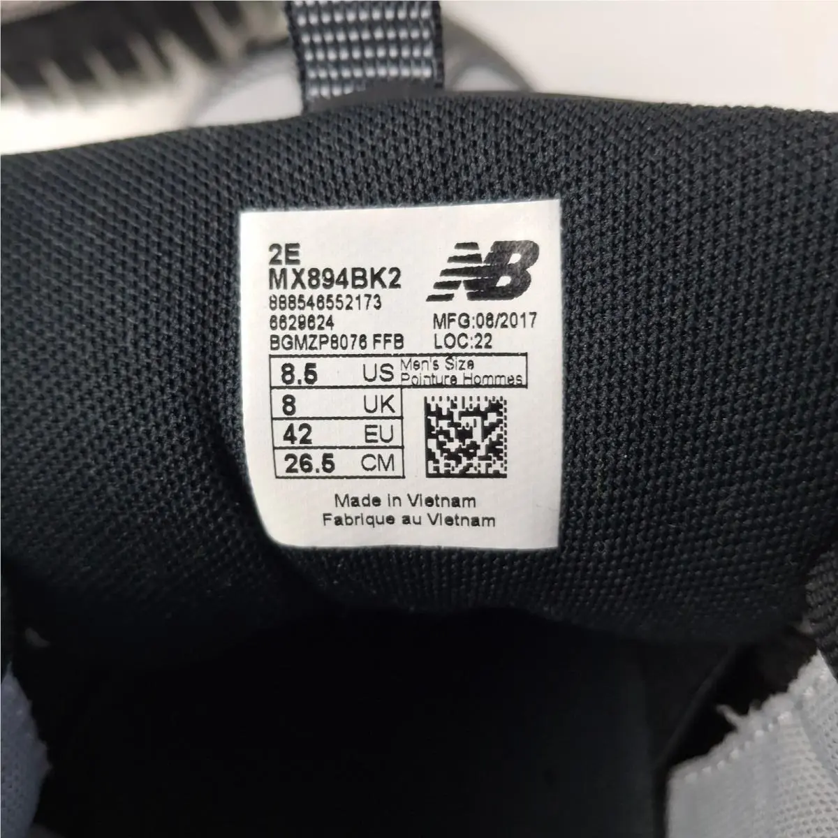 New Balance shoes - New Balance 894 - MX894BK2 - Black 1