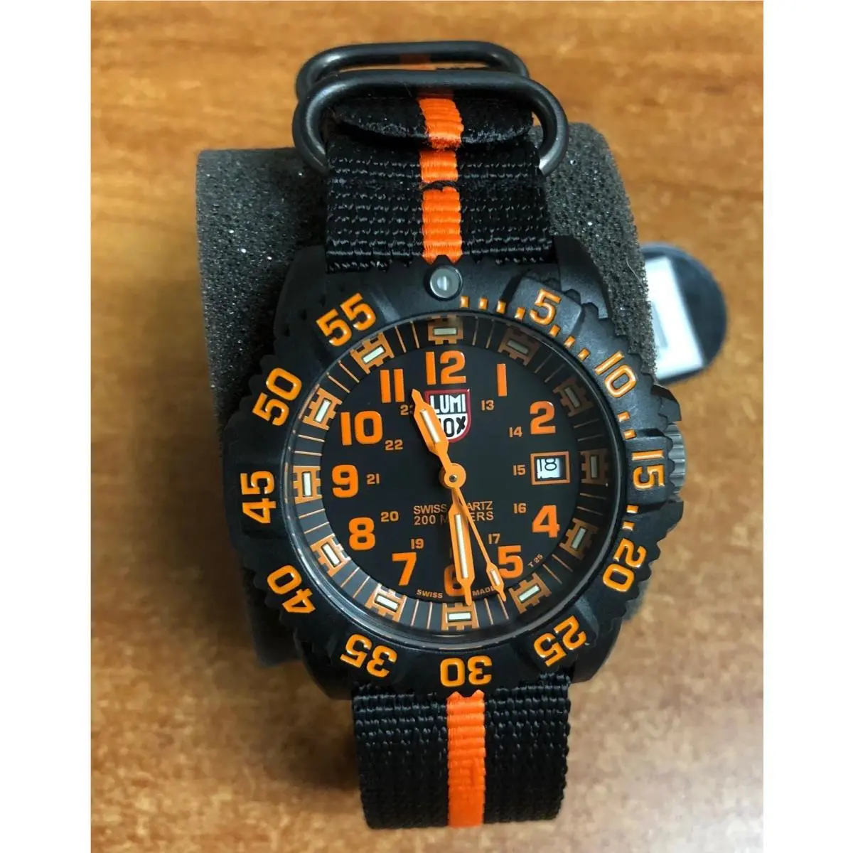 Navy Seal Quartz Movement Black Dial Men`s Watch XS.3089 RS by Luminox