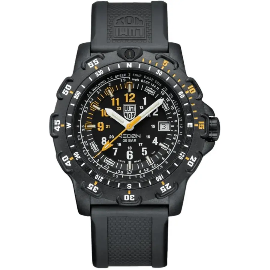 Recon Point Man Heritage 45mm Black Dial Men`s Watch XL.8825.H.2 by Luminox
