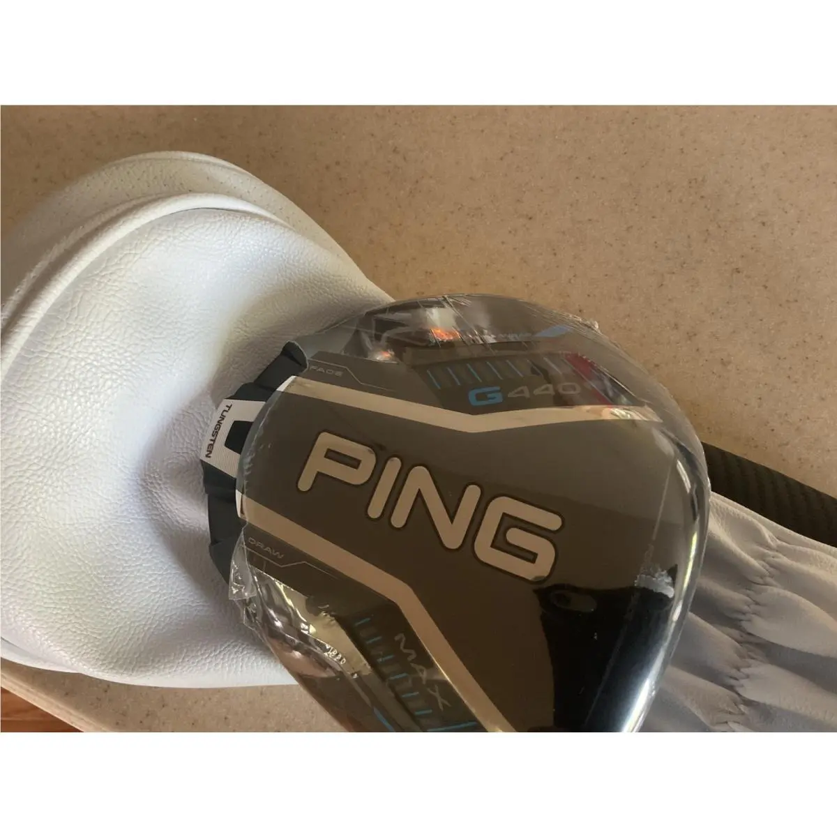 Ping RH G440 Max 9 Deg Driver Head Only - G 440 + Headcover Head Only