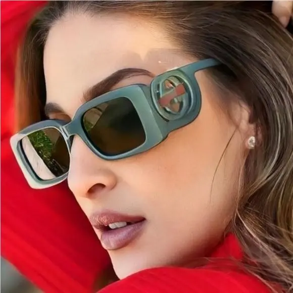Gucci Unisex Gray Sunglasses