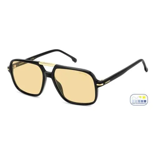Carrera Sunglasses Carrera 350/S 71CUK Black/yellow Photocromatic Lens