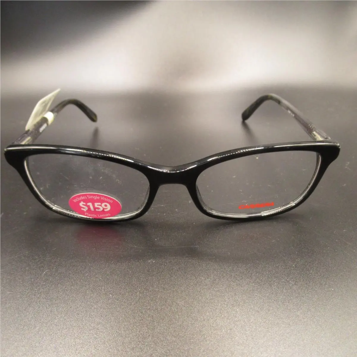 Carrera CA6647 Women`s Black Gray Tortoiseshell Full Rim Eyeglass Frames