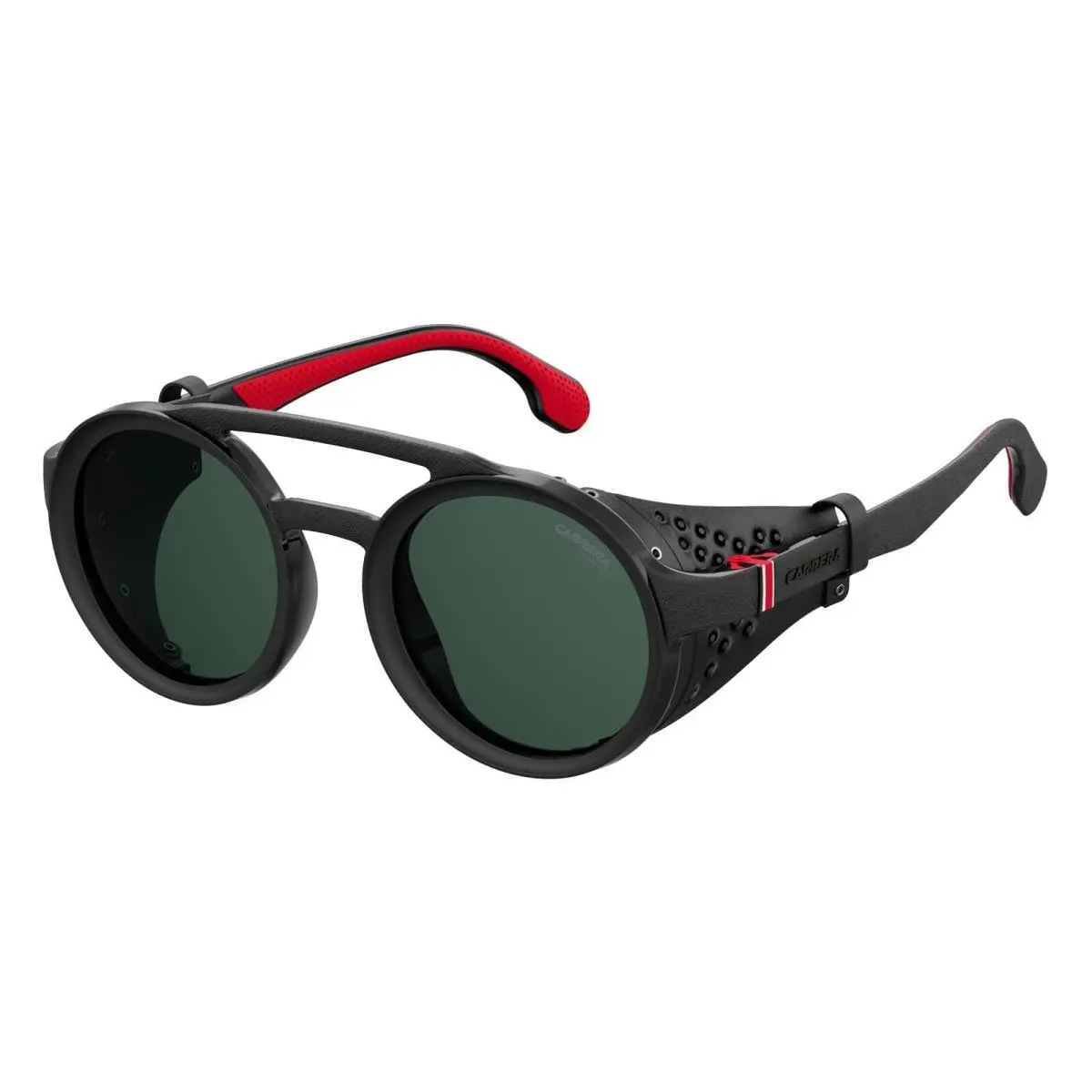 Carrera Unisex Adult Carrera 5046/S Sunglasses Black/green 49mm 24mm US