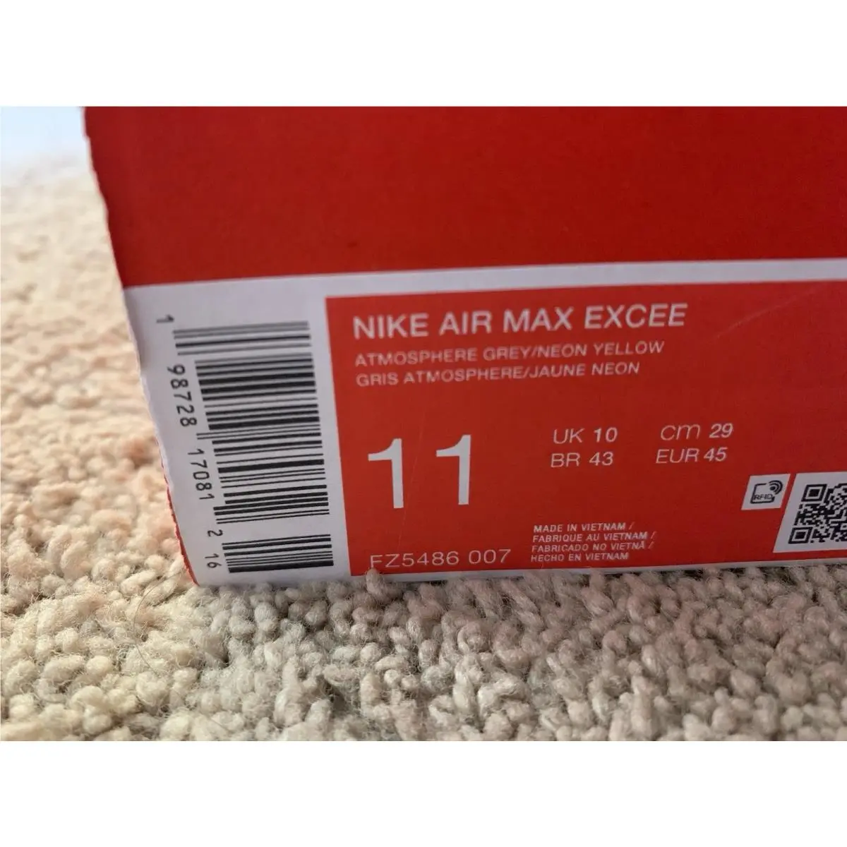 Nike shoes - Nike Air Max Excee - Air Max Excee - FZ5486-007 - Gray 30